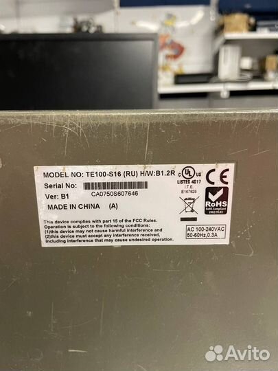 Fast Ethernet Switch TE100-S16