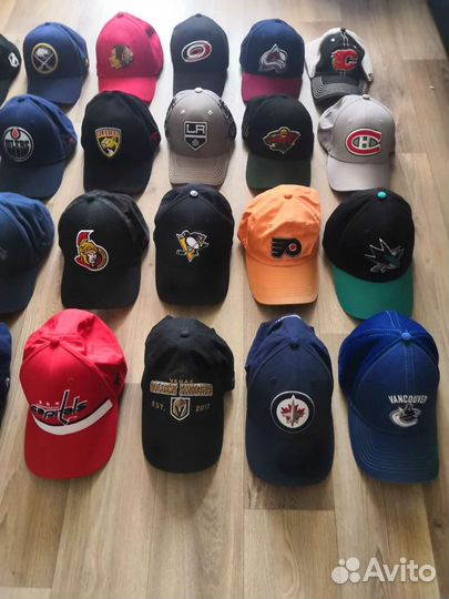 Бейсболки клубов NHL