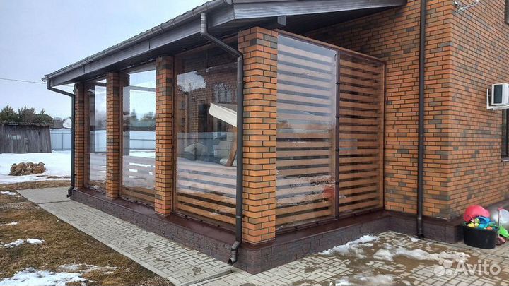 Мягкие окна для беседки