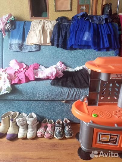 Вещи пакетом для девочки 98 104