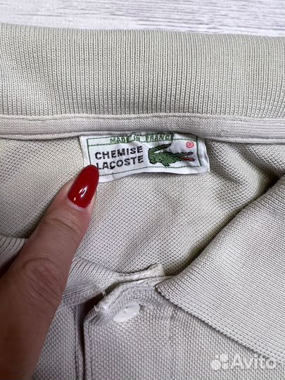 Футболка поло мужское lacoste