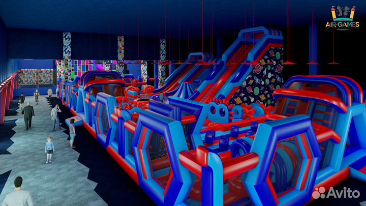 Детский центр, парк развлечений, батутная арена