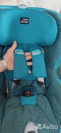 Детское кресло britax romer king 2 green marble