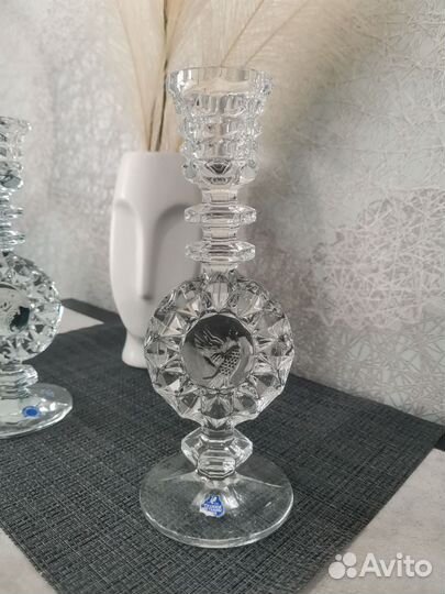 Подсвечник хрустальный