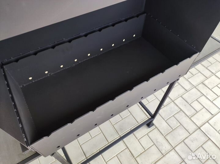 Мангал с вытяжкой 4мм