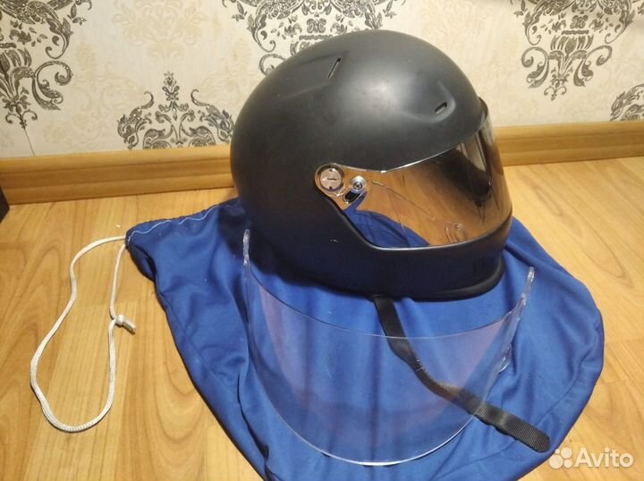 Шлем картинговый подростковый XS 54см