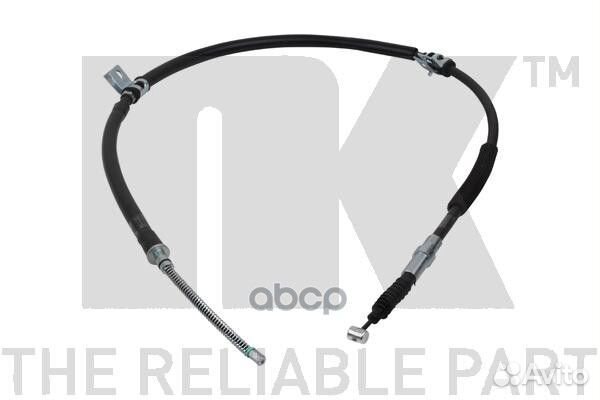 Трос ручного тормоза hyundai trajet 00-08 1258м