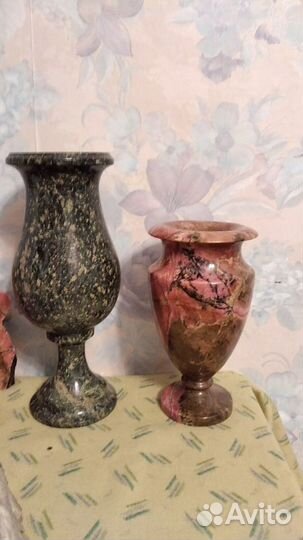 Вазы из натурального камня