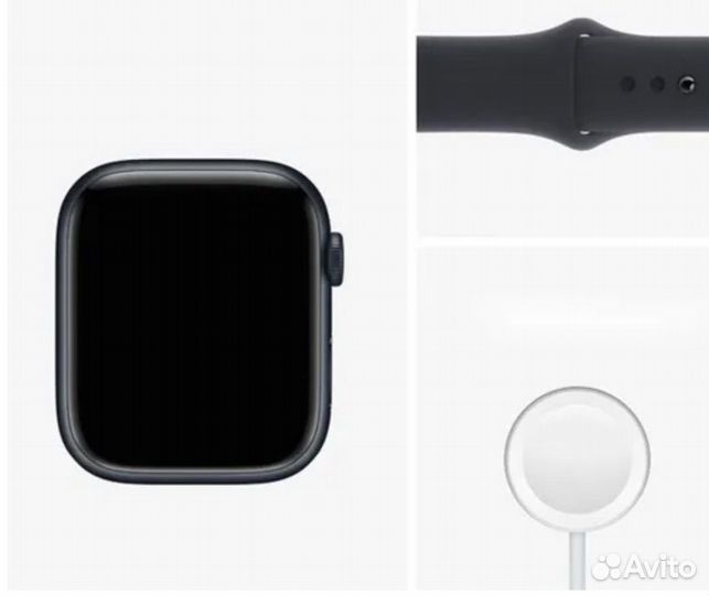 Часы Apple Watch Series 8 41mm цвет «тёмная ночь»