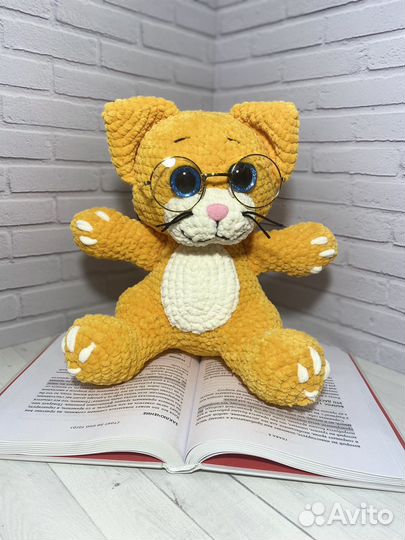 Ученый кот амигуруми