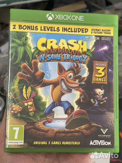 Игры диски на xbox one ведьмак crash UFC2 Forza 5