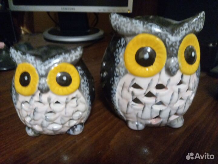 Сова подсвечники