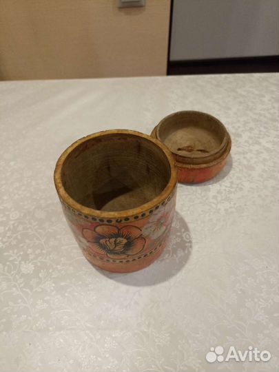 Копилка бочонок деревянная