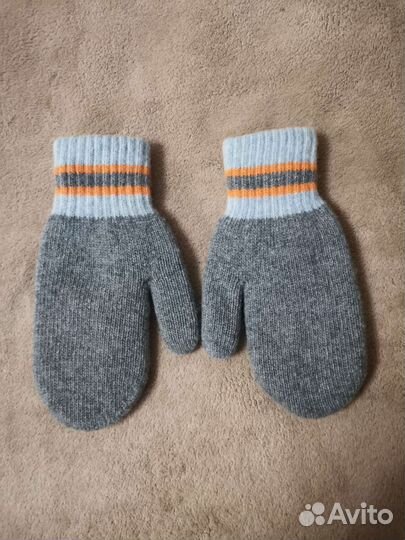 Варежки зимние детские для мальчика