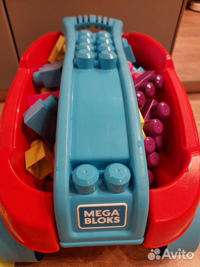 Тележка сортер конструктор mega blocks