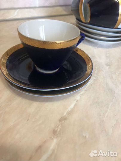 Кофейные чашки лфз набор 6 шт