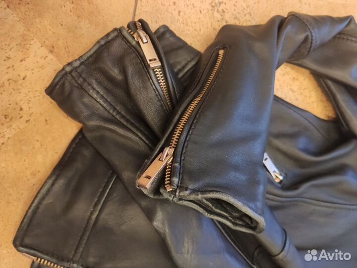Кожаная куртка/ косуха zara