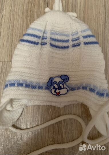 Шапка детская на 0-4 месяца