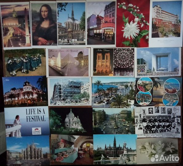 Репринт наших открыток и иностранные