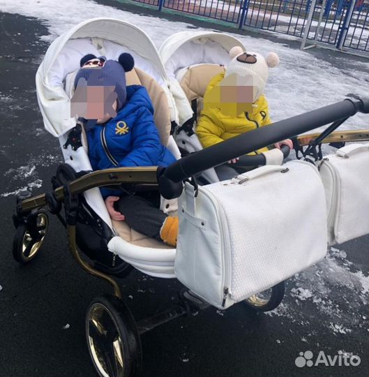 Коляска для двойни Junama