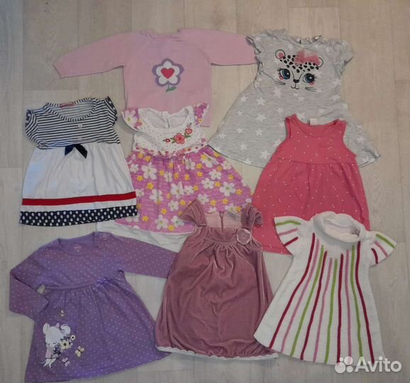 Вещи пакетом на девочку 80-86
