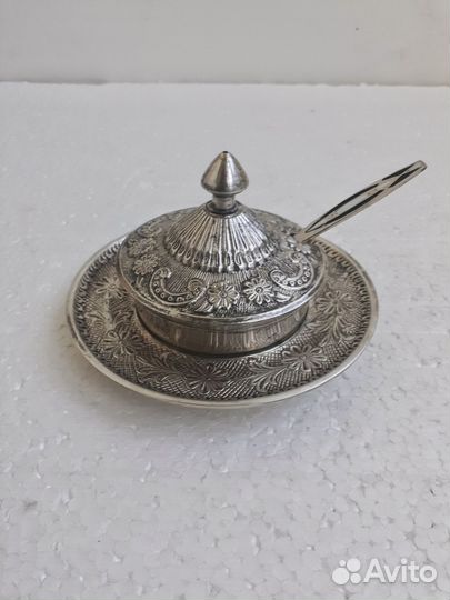 Икорница-маслёнка мельхиоровая EIC eadfref