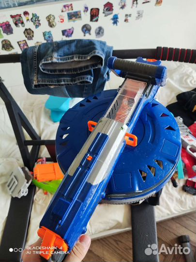 Бластер nerf hail fire