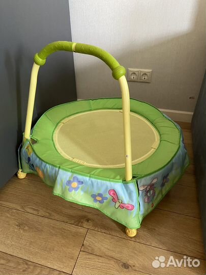 Детский батут elc зеленый до 35 кг