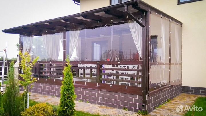 Гибкие и мягкие окна для веранд