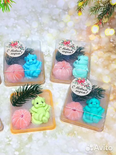 Презент, новый год, мыло, символ 2024