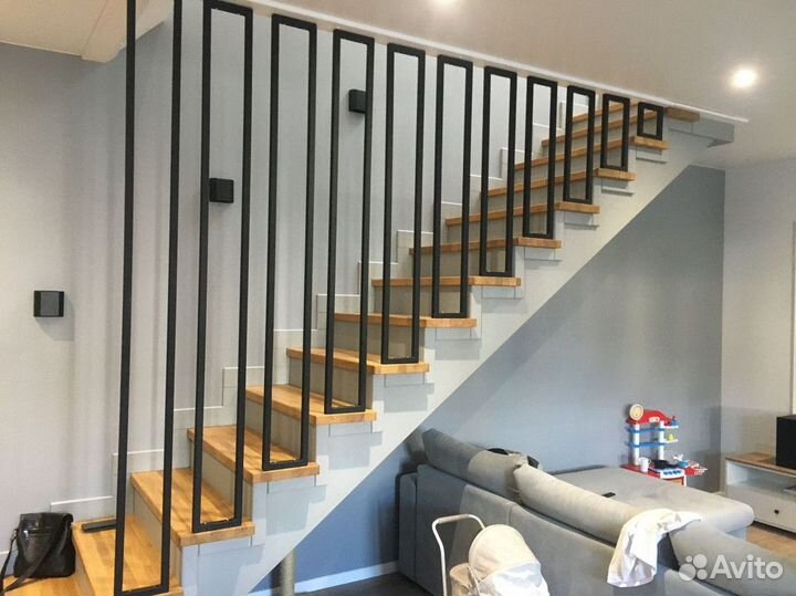 Стеклянные перила / Перила из нержавейки под ключ