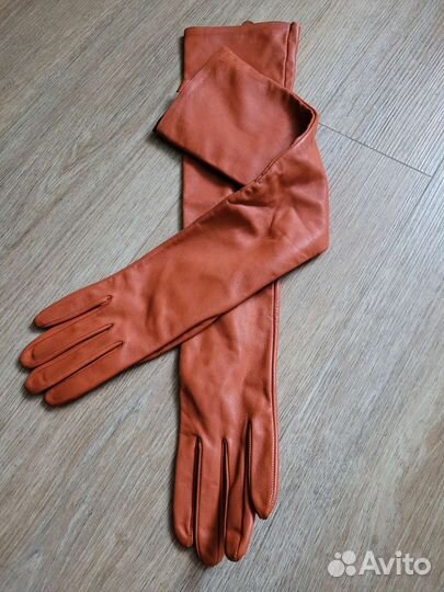 Перчатки кожаные женские