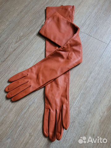 Перчатки кожаные женские