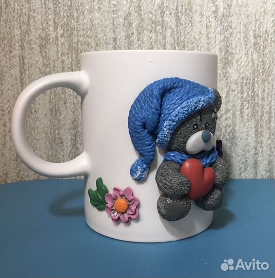 Кружка с декором «Мишка Тедди»