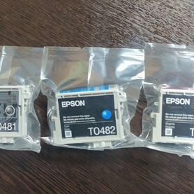 Картриджи для epson 2 штуки в наличии