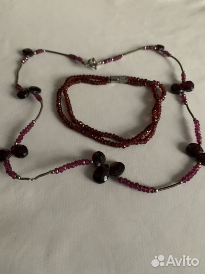 Бусы из натуральных камней