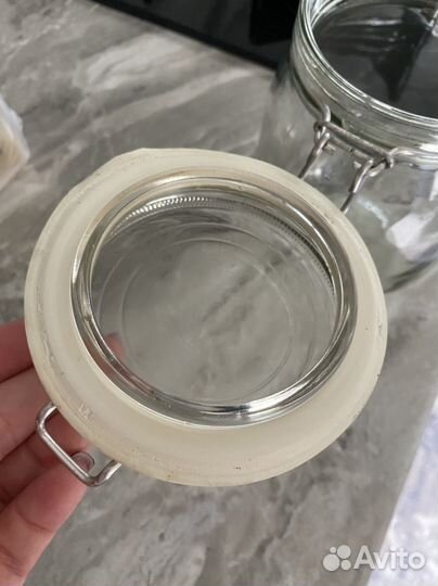 Банка IKEA с бугельным замком