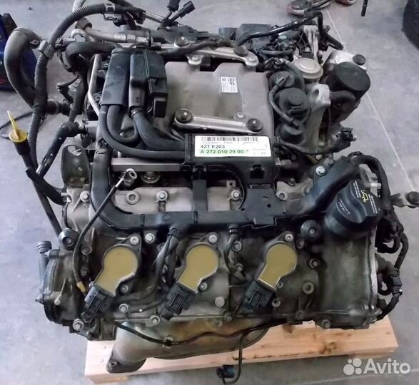 Двигатель контрактный 272.942 Mercedes-Benz 3.0