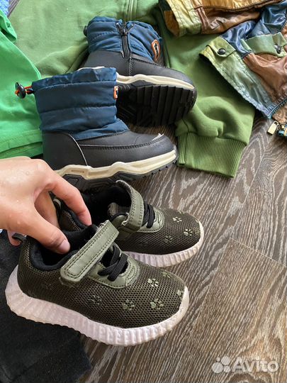 Детская одежда и обувь пакетом