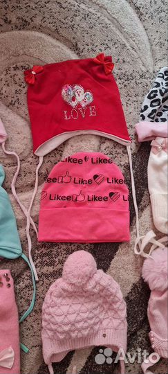 Шапки на девочку