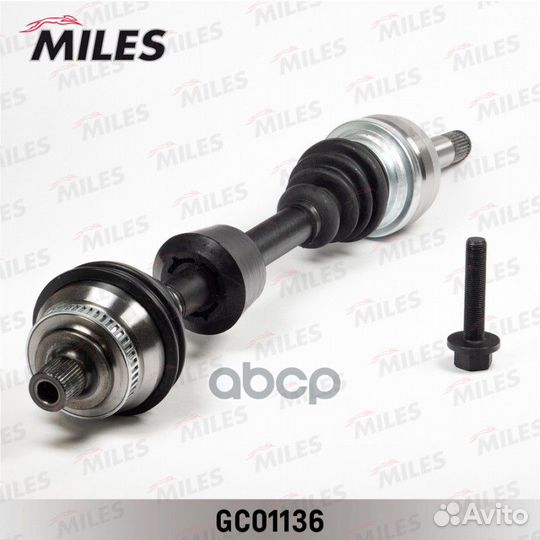 GC01136 miles Привод в сборе левый (ABS) МКПП