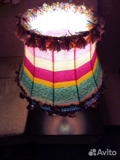 Лампа настольная. Торшер. Абажур ручная работа