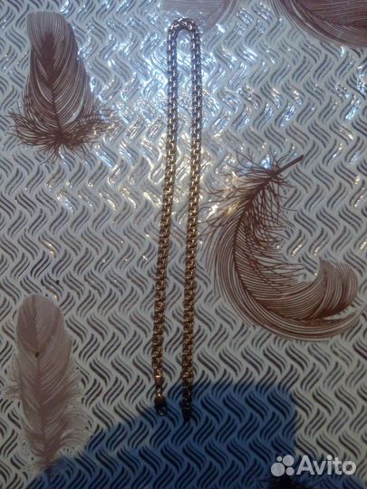 Цепь золотая мужская бисмарк