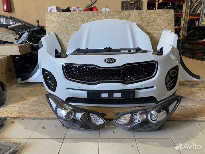 Ноускат морда бампер Kia sportage Киа Спортейдж 4