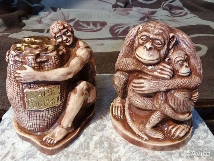 Копилка гипс ручная работа