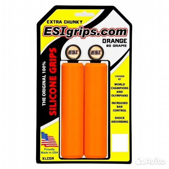 Грипсы (ручки) для руля велосипеда силиконовые ESI
