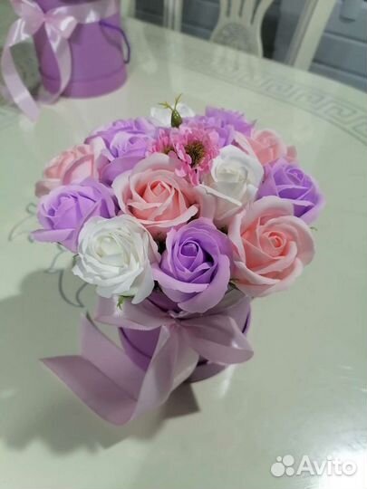 Мыльные розы букеты