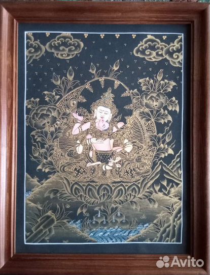 Тханка Ваджрасатва в союзе