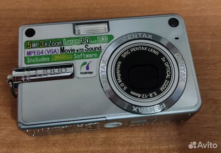 Компактный фотоаппарат Pentax Optio S5n