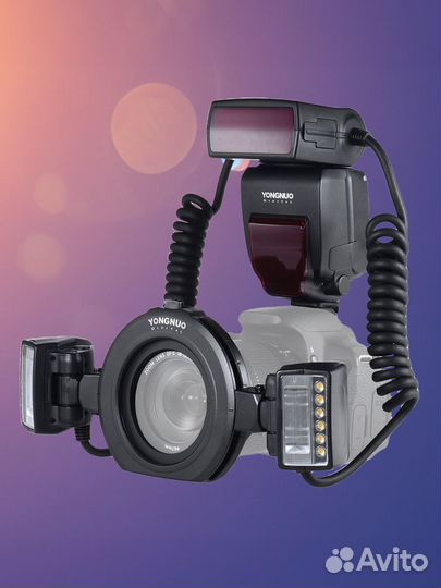 Вспышка Yongnuo YN2ETX Macro TTL для Canon